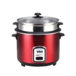 VIGO Rice Cooker 1.8L Red – One Pot, Easy Cooking for Small Families.