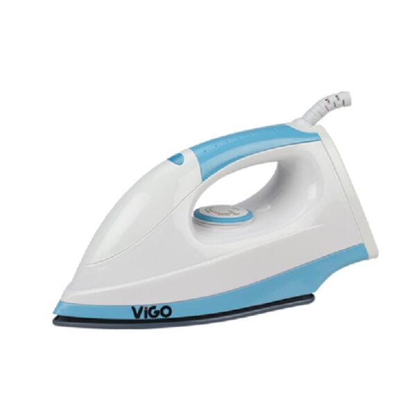 Vigo Electric Dry Iron (YPF-633) | 1000W Power, Non-Stick Soleplate, Fast & Efficient Ironing.